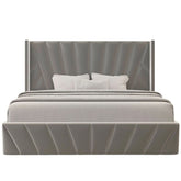 Eva Lift-Up Storage Bed – Dark Gray